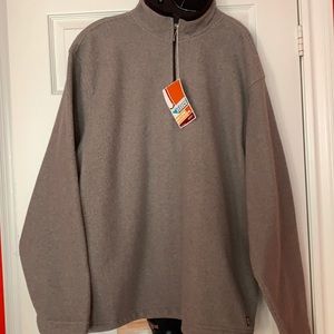 Half zip fleece sweater